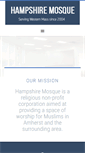 Mobile Screenshot of hampshiremosque.org