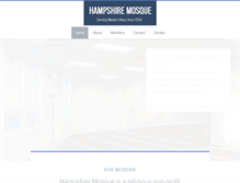 Tablet Screenshot of hampshiremosque.org